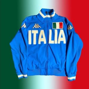 🇮🇹 Vintage Kappa Embroidered Italy Zip Jacket